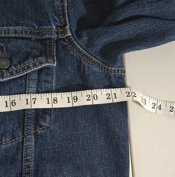 Levi's Trucker Classic Blue Denim Jean Jacket Size M - Picture 8 of 12